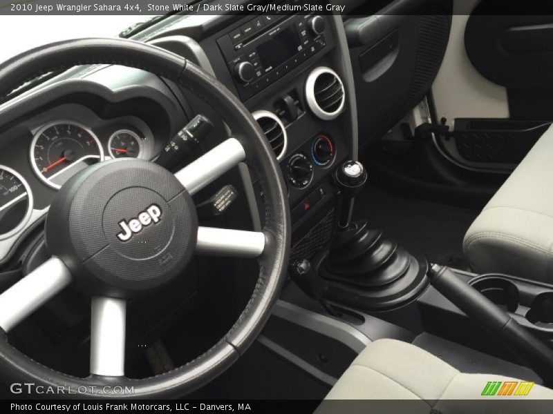 Stone White / Dark Slate Gray/Medium Slate Gray 2010 Jeep Wrangler Sahara 4x4