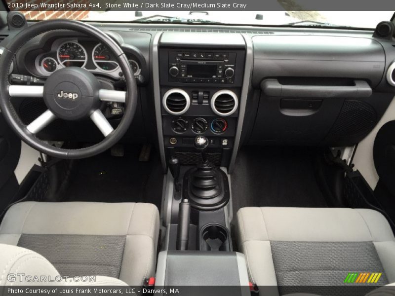 Stone White / Dark Slate Gray/Medium Slate Gray 2010 Jeep Wrangler Sahara 4x4