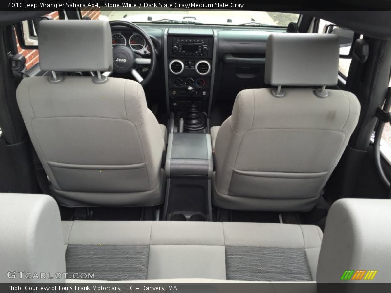 Stone White / Dark Slate Gray/Medium Slate Gray 2010 Jeep Wrangler Sahara 4x4