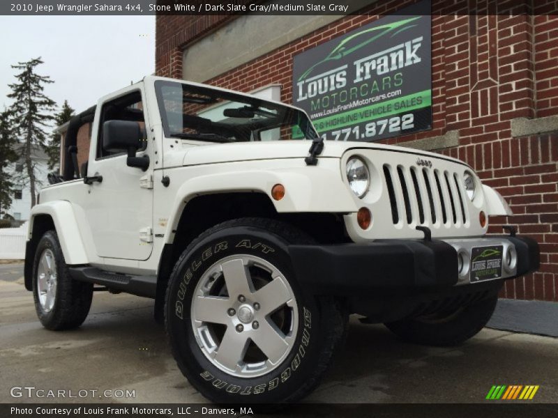 Stone White / Dark Slate Gray/Medium Slate Gray 2010 Jeep Wrangler Sahara 4x4