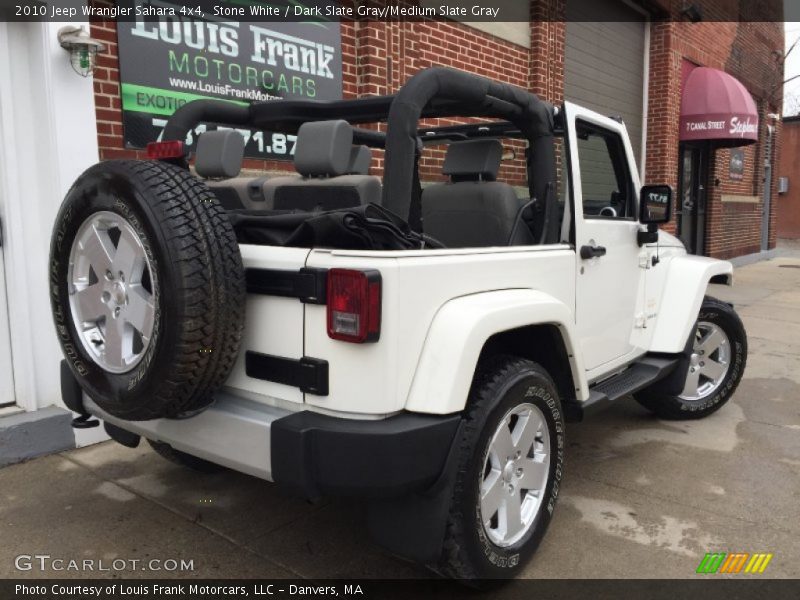 Stone White / Dark Slate Gray/Medium Slate Gray 2010 Jeep Wrangler Sahara 4x4