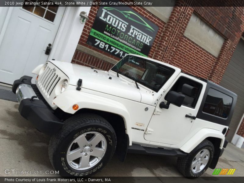 Stone White / Dark Slate Gray/Medium Slate Gray 2010 Jeep Wrangler Sahara 4x4