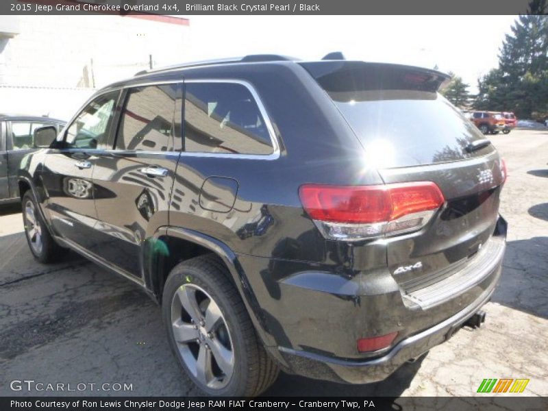 Brilliant Black Crystal Pearl / Black 2015 Jeep Grand Cherokee Overland 4x4