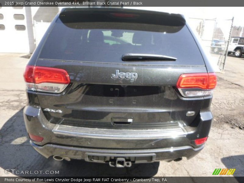 Brilliant Black Crystal Pearl / Black 2015 Jeep Grand Cherokee Overland 4x4