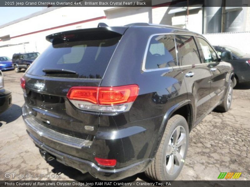 Brilliant Black Crystal Pearl / Black 2015 Jeep Grand Cherokee Overland 4x4