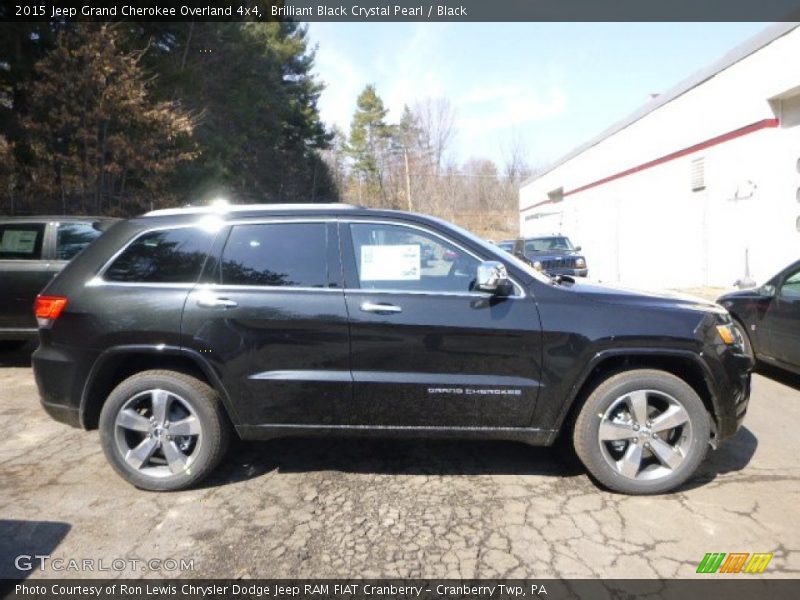 Brilliant Black Crystal Pearl / Black 2015 Jeep Grand Cherokee Overland 4x4