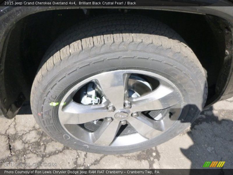 Brilliant Black Crystal Pearl / Black 2015 Jeep Grand Cherokee Overland 4x4