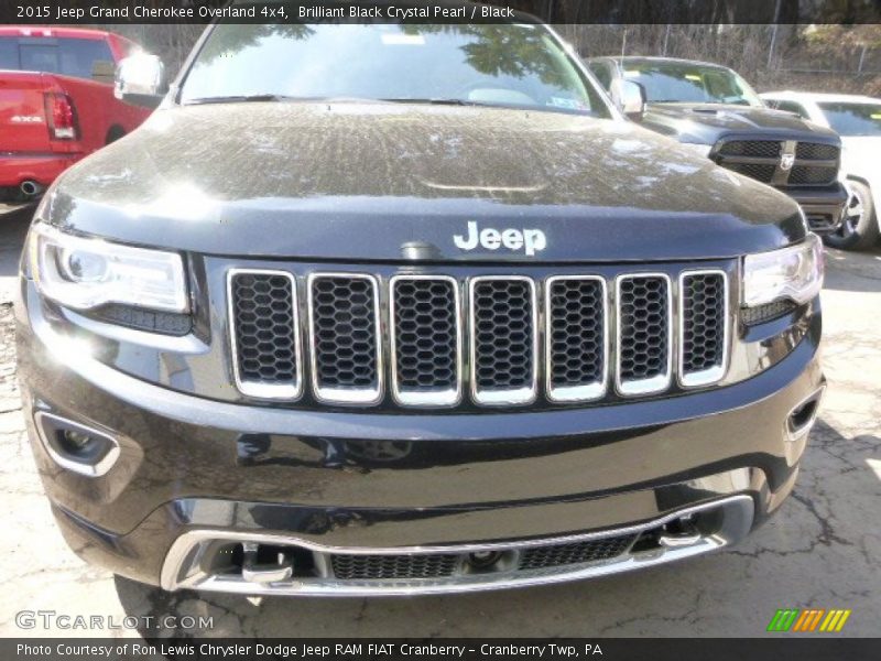 Brilliant Black Crystal Pearl / Black 2015 Jeep Grand Cherokee Overland 4x4