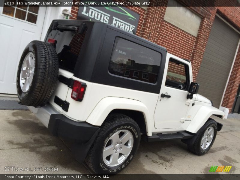 Stone White / Dark Slate Gray/Medium Slate Gray 2010 Jeep Wrangler Sahara 4x4