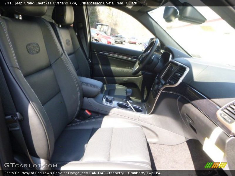 Brilliant Black Crystal Pearl / Black 2015 Jeep Grand Cherokee Overland 4x4