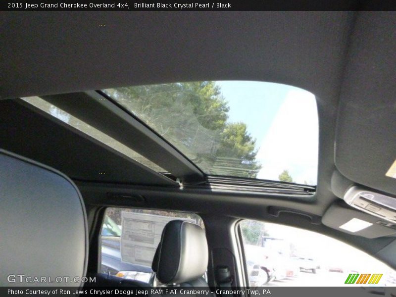 Brilliant Black Crystal Pearl / Black 2015 Jeep Grand Cherokee Overland 4x4