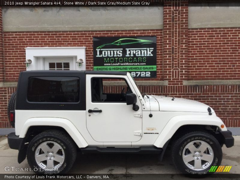 Stone White / Dark Slate Gray/Medium Slate Gray 2010 Jeep Wrangler Sahara 4x4
