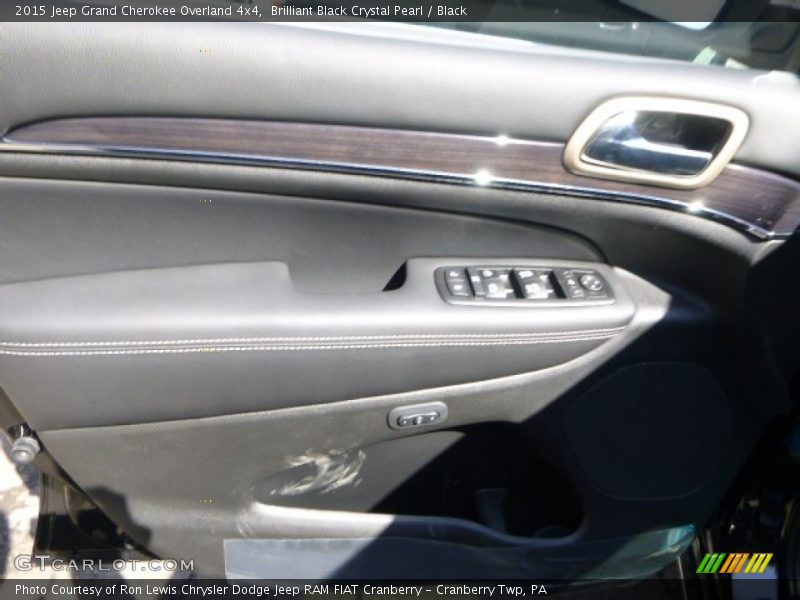 Brilliant Black Crystal Pearl / Black 2015 Jeep Grand Cherokee Overland 4x4