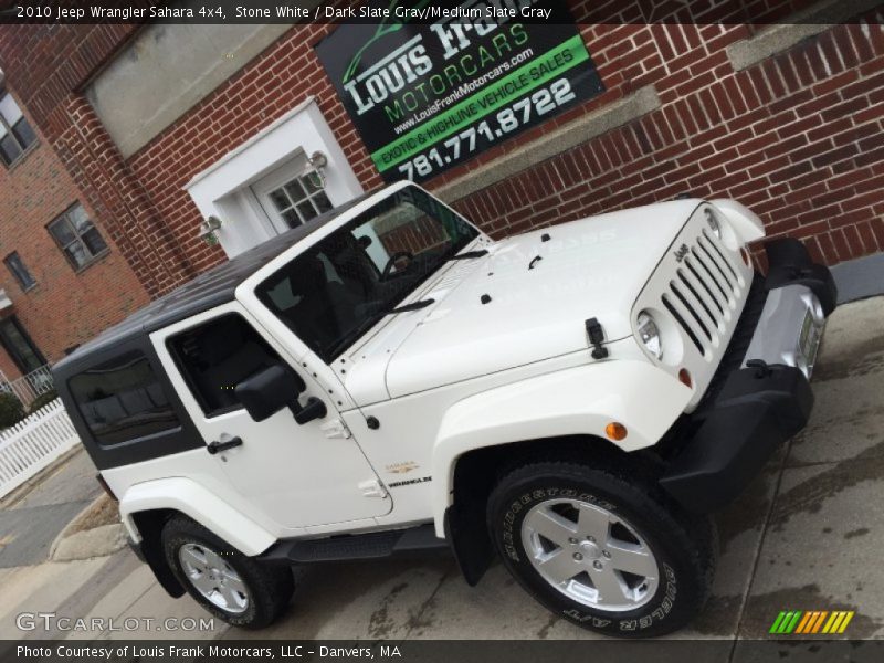 Stone White / Dark Slate Gray/Medium Slate Gray 2010 Jeep Wrangler Sahara 4x4