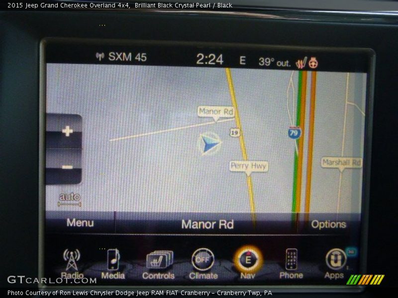 Brilliant Black Crystal Pearl / Black 2015 Jeep Grand Cherokee Overland 4x4