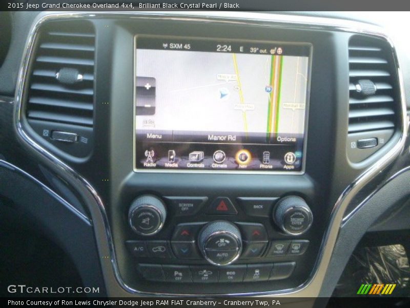 Brilliant Black Crystal Pearl / Black 2015 Jeep Grand Cherokee Overland 4x4