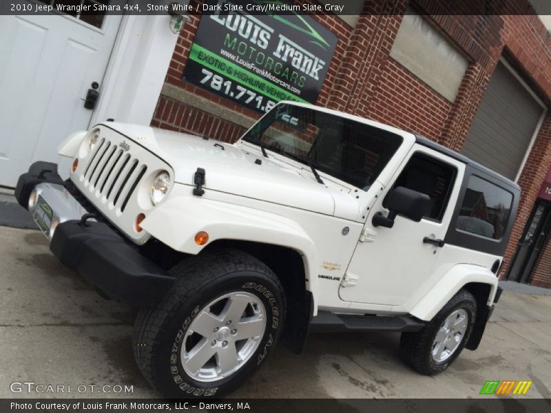 Stone White / Dark Slate Gray/Medium Slate Gray 2010 Jeep Wrangler Sahara 4x4