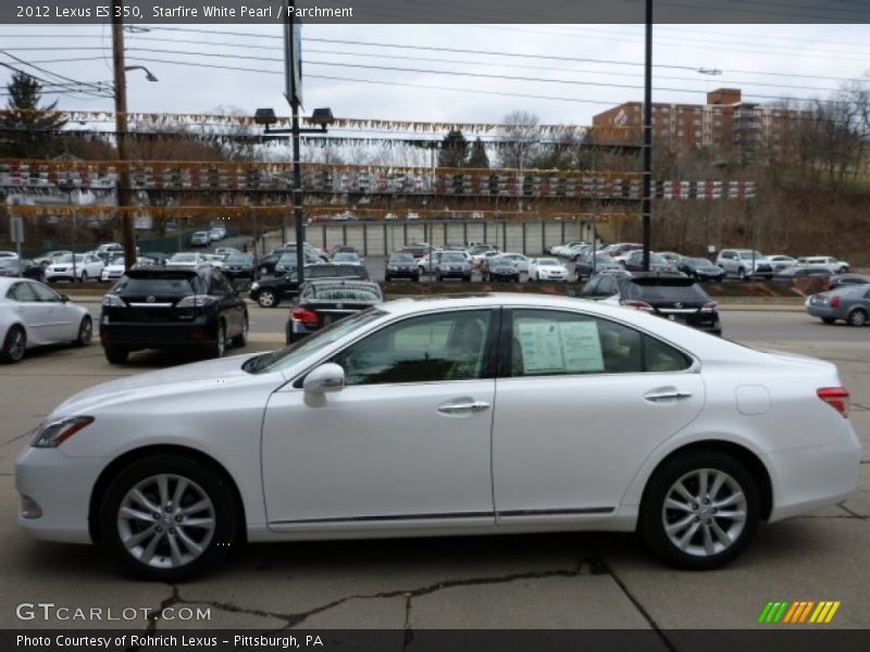 Starfire White Pearl / Parchment 2012 Lexus ES 350