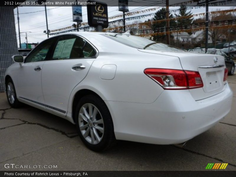 Starfire White Pearl / Parchment 2012 Lexus ES 350