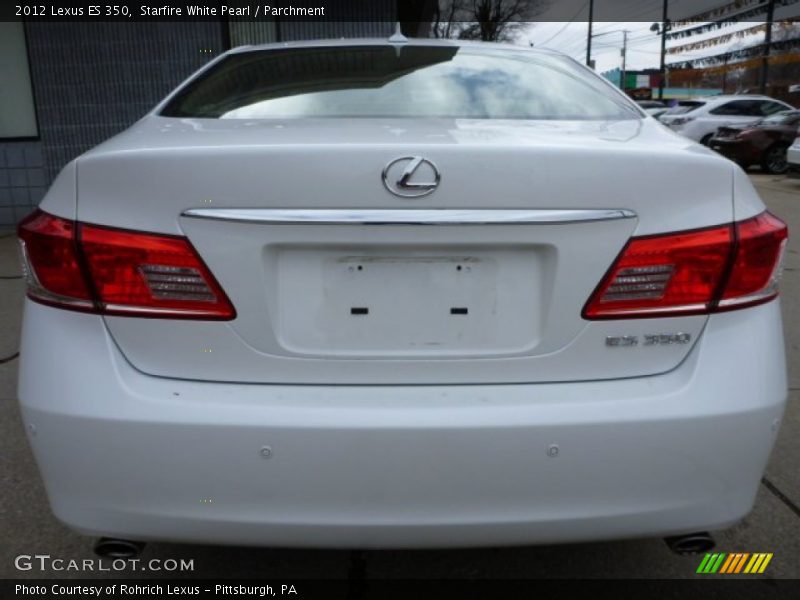 Starfire White Pearl / Parchment 2012 Lexus ES 350