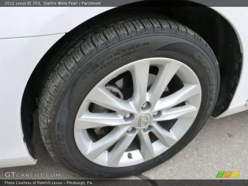 Starfire White Pearl / Parchment 2012 Lexus ES 350