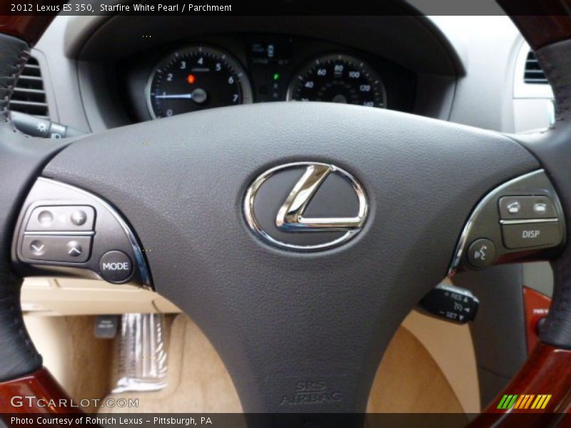 Starfire White Pearl / Parchment 2012 Lexus ES 350