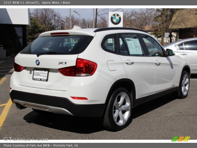 Alpine White / Black 2015 BMW X1 xDrive35i