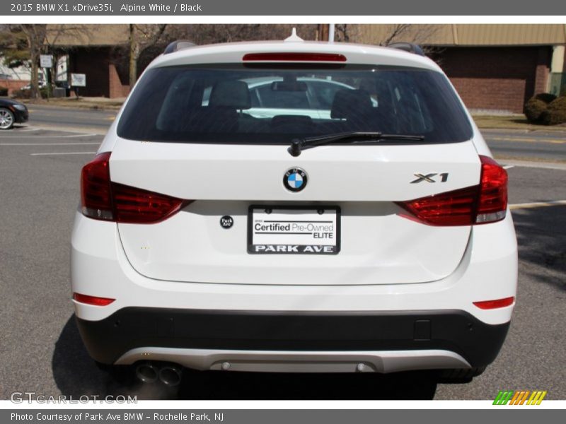 Alpine White / Black 2015 BMW X1 xDrive35i