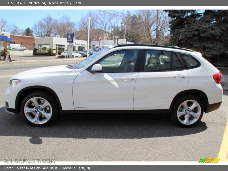 Alpine White / Black 2015 BMW X1 xDrive35i
