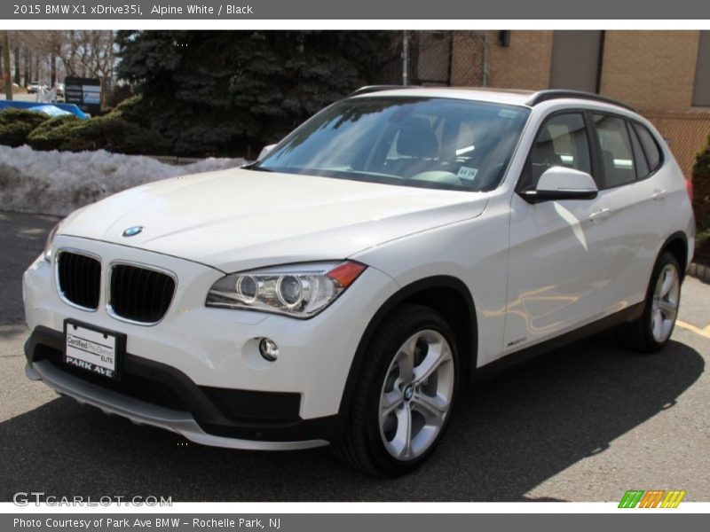 Alpine White / Black 2015 BMW X1 xDrive35i