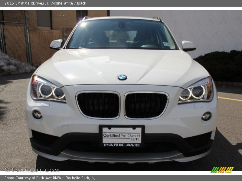 Alpine White / Black 2015 BMW X1 xDrive35i