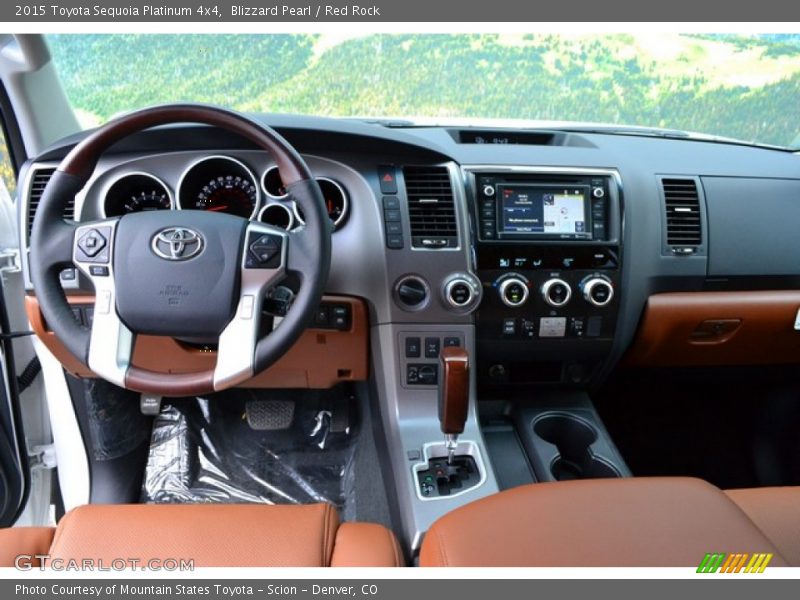 Dashboard of 2015 Sequoia Platinum 4x4