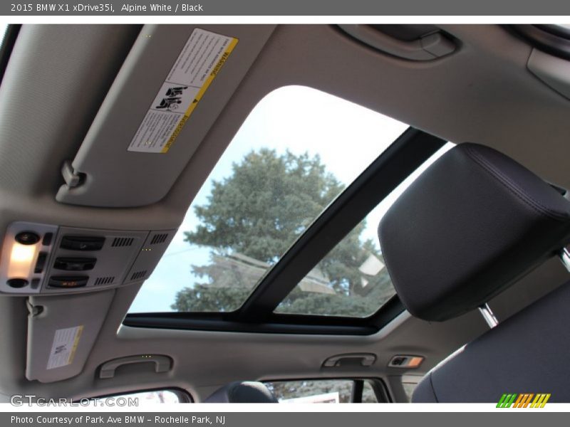 Alpine White / Black 2015 BMW X1 xDrive35i