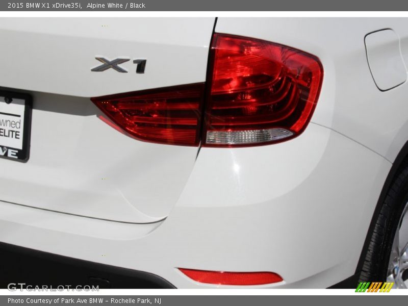 Alpine White / Black 2015 BMW X1 xDrive35i