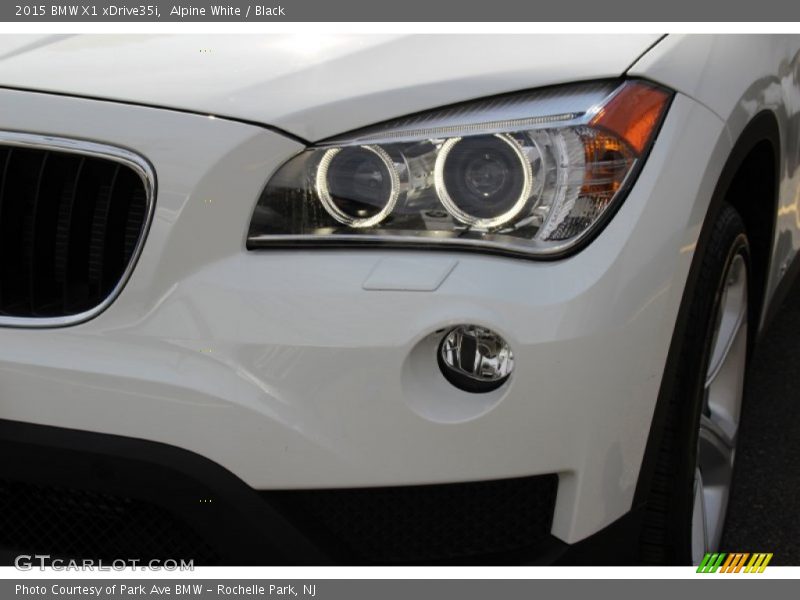 Alpine White / Black 2015 BMW X1 xDrive35i