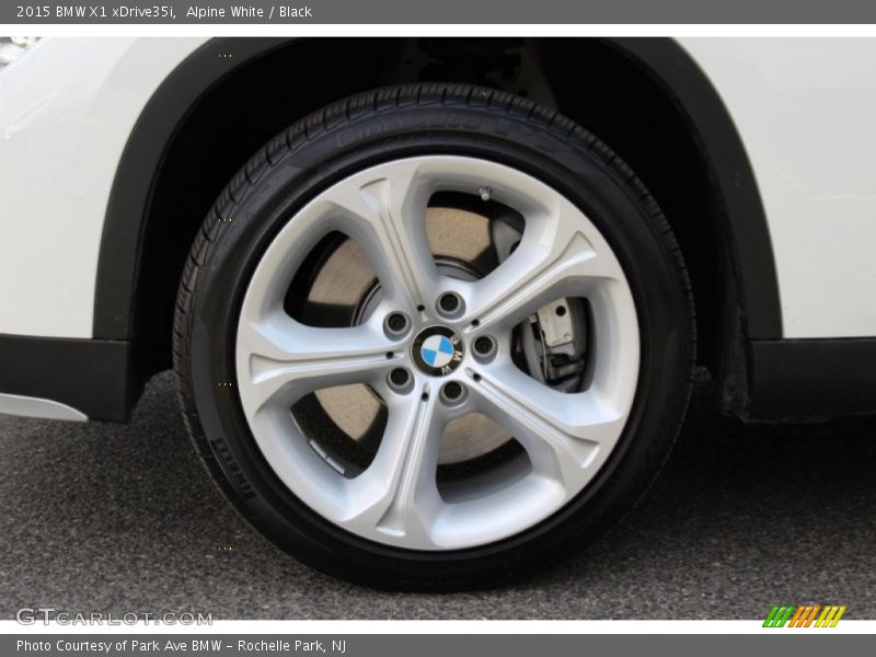 Alpine White / Black 2015 BMW X1 xDrive35i