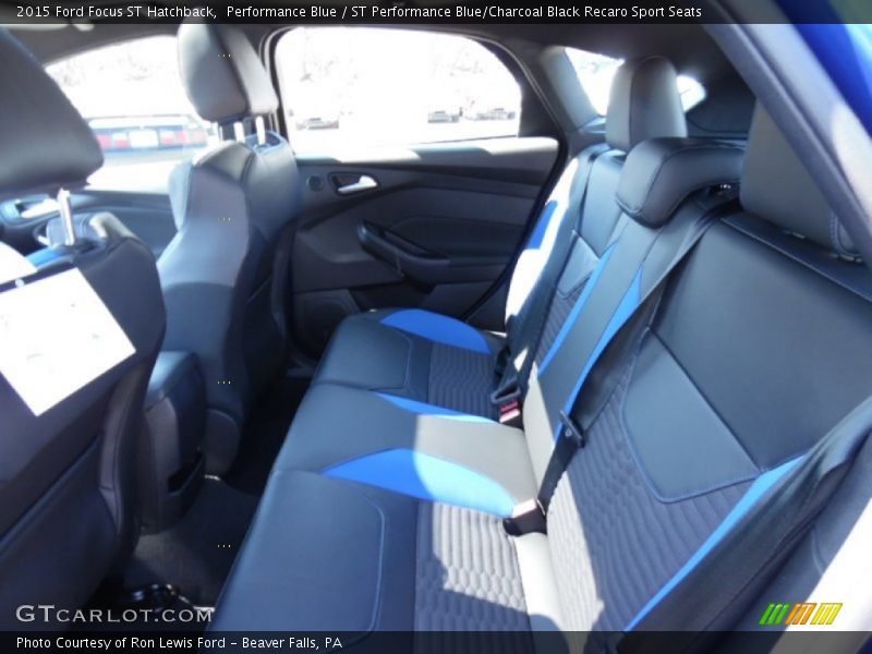 Rear Seat of 2015 Focus ST Hatchback