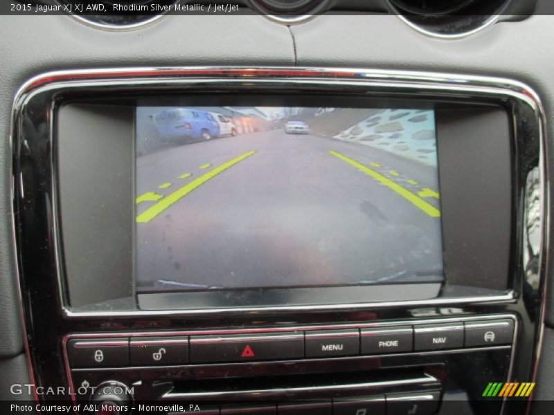 Rhodium Silver Metallic / Jet/Jet 2015 Jaguar XJ XJ AWD