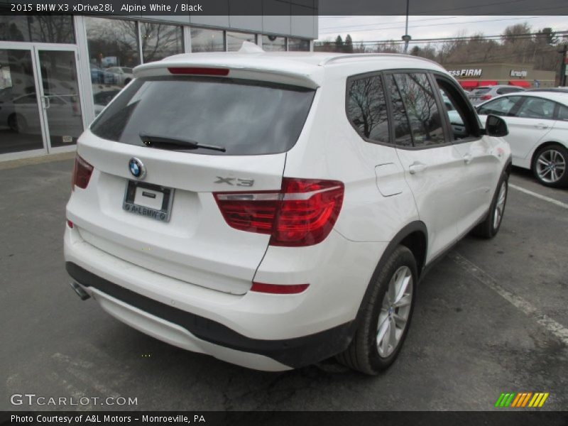 Alpine White / Black 2015 BMW X3 xDrive28i