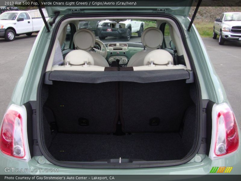 Verde Chiaro (Light Green) / Grigio/Avorio (Gray/Ivory) 2013 Fiat 500 Pop