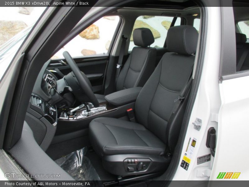 Alpine White / Black 2015 BMW X3 xDrive28i