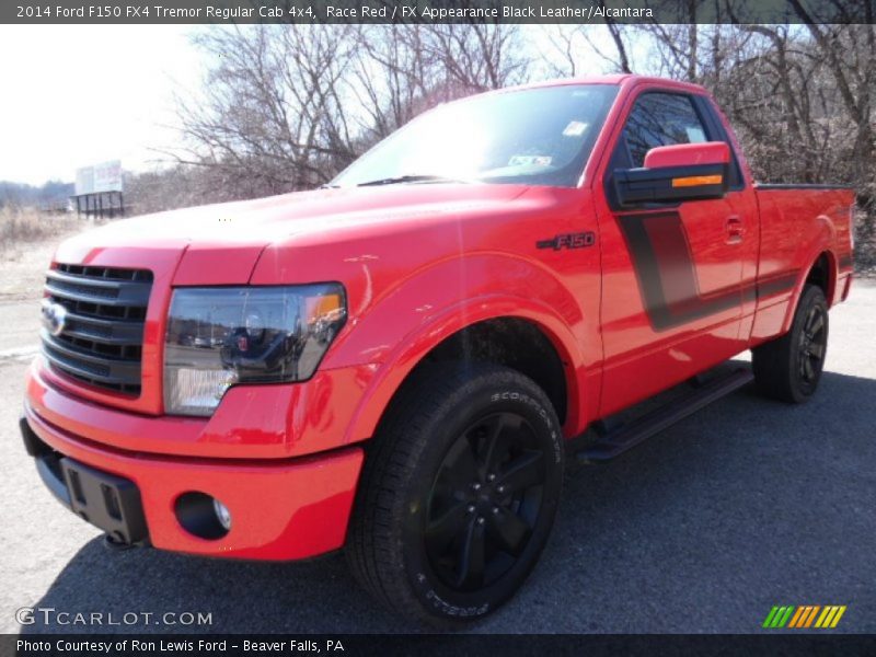 Race Red / FX Appearance Black Leather/Alcantara 2014 Ford F150 FX4 Tremor Regular Cab 4x4