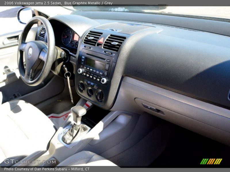 Blue Graphite Metallic / Grey 2006 Volkswagen Jetta 2.5 Sedan