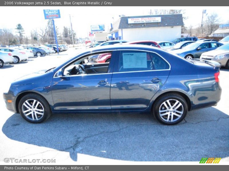 Blue Graphite Metallic / Grey 2006 Volkswagen Jetta 2.5 Sedan