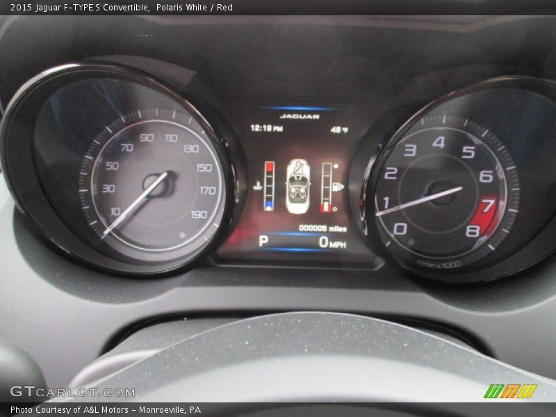  2015 F-TYPE S Convertible S Convertible Gauges