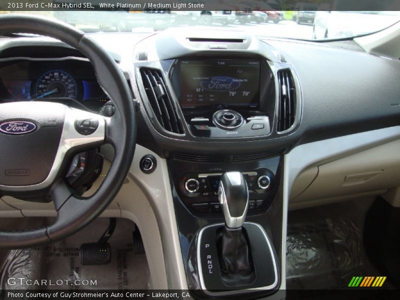 White Platinum / Medium Light Stone 2013 Ford C-Max Hybrid SEL