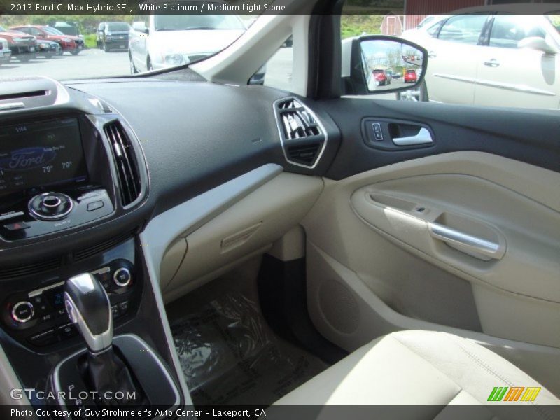 White Platinum / Medium Light Stone 2013 Ford C-Max Hybrid SEL