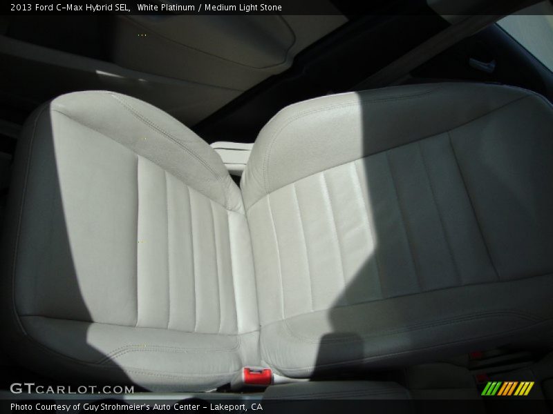 White Platinum / Medium Light Stone 2013 Ford C-Max Hybrid SEL