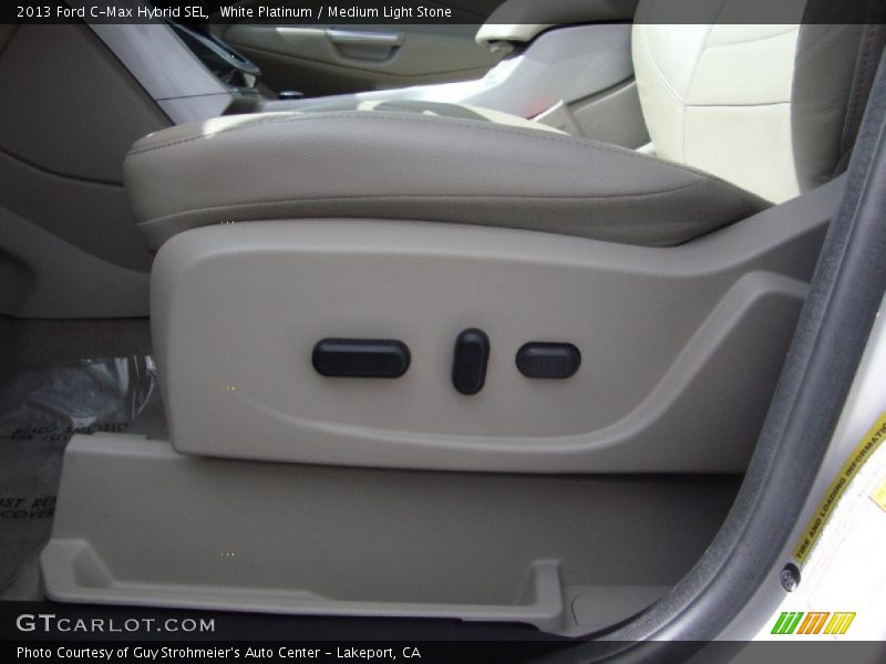 White Platinum / Medium Light Stone 2013 Ford C-Max Hybrid SEL