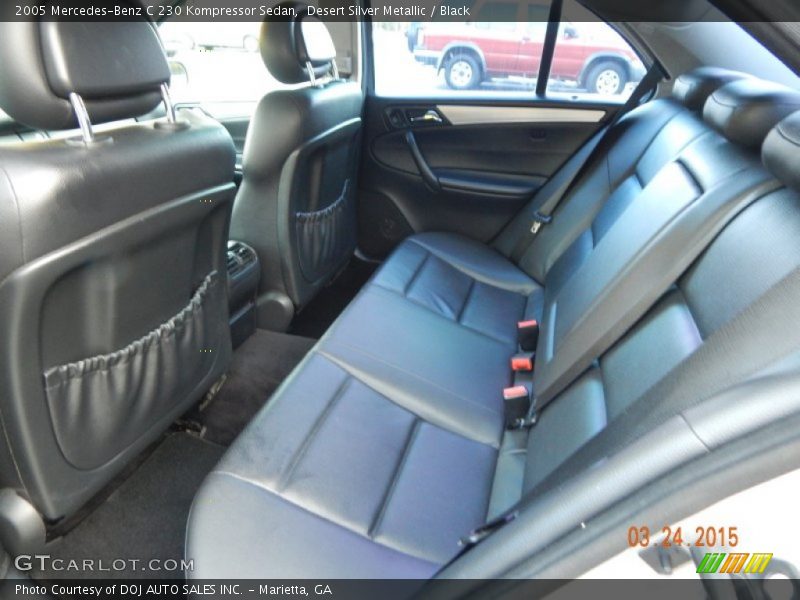 Desert Silver Metallic / Black 2005 Mercedes-Benz C 230 Kompressor Sedan